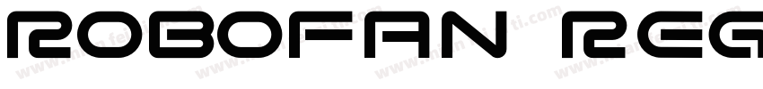 Robofan Regular字体转换